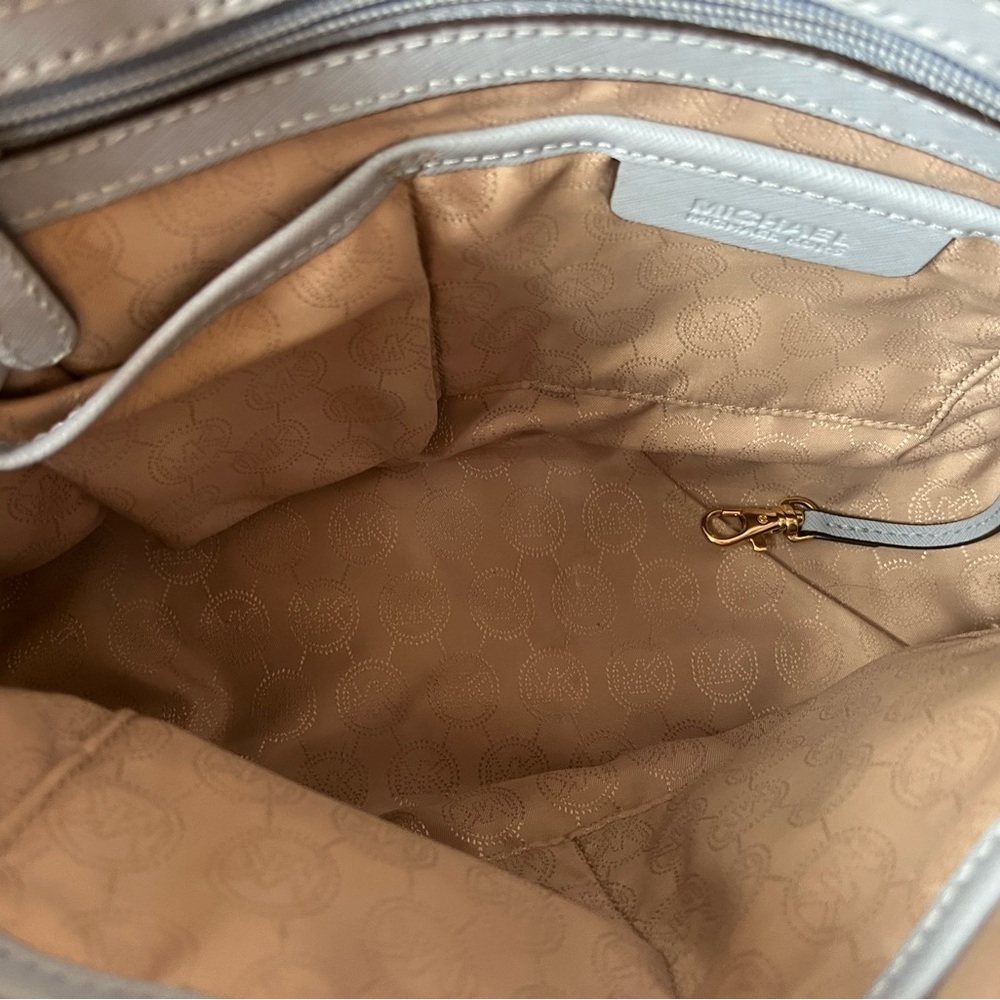 Michael Kors Light Blue Leather Hobo Bag - Picture 4 of 5